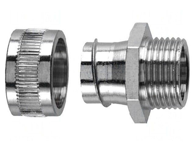Conectori Finali Drepți din Alamă PG Exterior