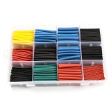 Set 530 Bucati Tuburi Termocontractibile Diverse Culori: Rosu, Verde, Galben, Albastru, Negru - Plastic