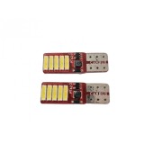 Set 2 Becuri Led Auto, W5W/T10/501, 10 leduri SMD, Canbus