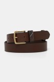 Barbour curea de piele barbati, culoarea maro, MAC0467