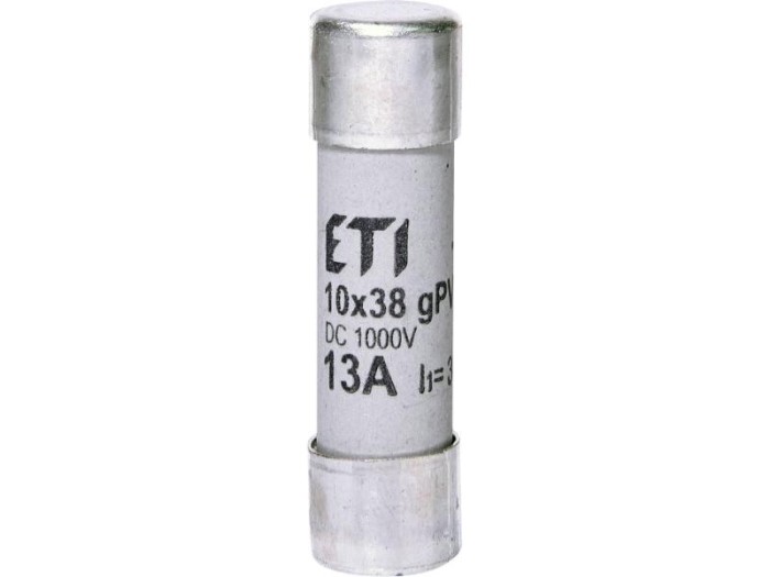 Siguranta fuzibila voltaica 13A CH10X38 gPV 1000V Eti 002625078