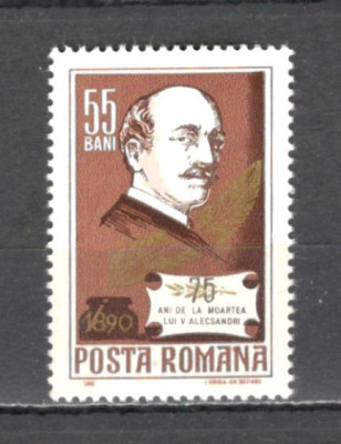 Romania.1965 75 ani moarte V.Alecsandri ZR.240 foto