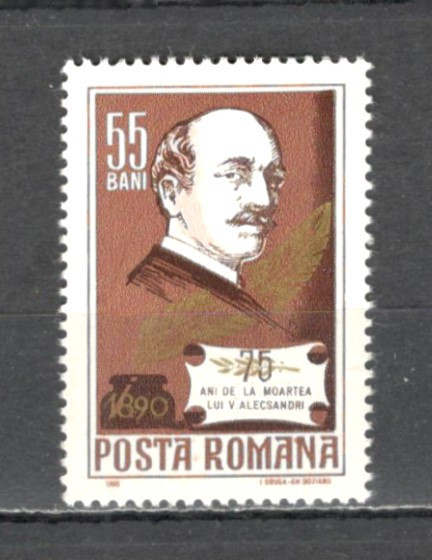 Romania.1965 75 ani moarte V.Alecsandri ZR.240