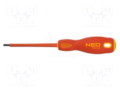 Şurubelniţă izolată plată SL 3 NEO TOOLS 100mm 1kV AC foto