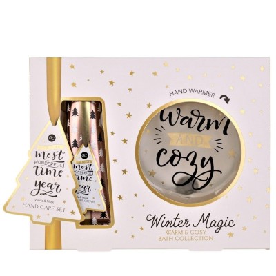 Set incalzitor si crema de maini Winter Magic, Accentra, 6056572, vanilie si mosc foto