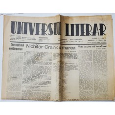 UNIVERSUL LITERAR , SAPTAMANAL , ANUL L, NR. 13 , SAMBATA , 22 MARTIE , 1941