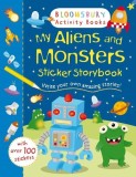 My Aliens and Monsters Sticker Storybook |