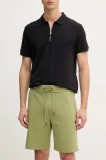 BOSS pantaloni scurti barbati, culoarea verde, 50537277