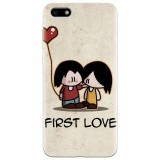 Husa silicon pentru Huawei Y5 Prime 2018, First Love Great Lock Screen