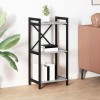 VidaXL Bibliotecă sonoma gri 40 x 30 x 83 cm Lemn compozit 868368