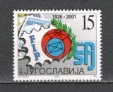 Iugoslavia.2001 Ziua marcii postale-75 ani FIP SI.624