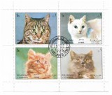 Sharjah - Pisici, 1972 - bloc/colita obliterata