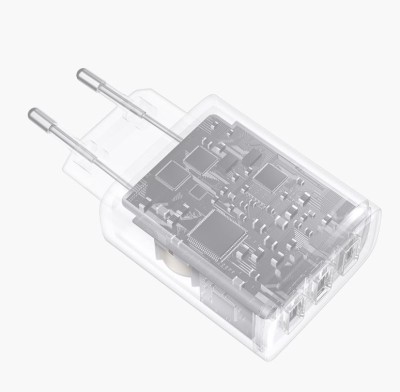 INCARCATOR retea Baseus Compact,17W, 3 x USB 5V/2.1A, alb &amp;quot;CCXJ020102&amp;quot; (timbru verde 0.18 lei) - 6932172606978 foto