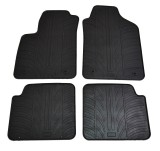 Set covorase auto din cauciuc Fiat 500 2013-2019, FIAT 500 Facelift 2019-, Negru, Gledring, 4 buc. AutoDrive ProParts