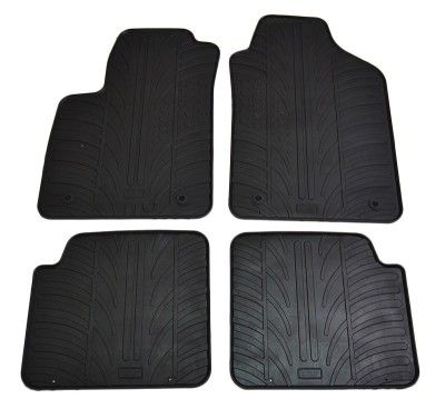 Set covorase auto din cauciuc Fiat 500 2013-2019, FIAT 500 Facelift 2019-, Negru, Gledring, 4 buc. AutoDrive ProParts foto