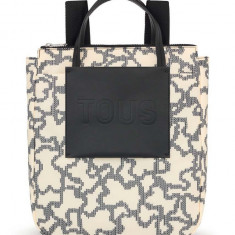 Tous rucsac femei, culoarea bej, mare, cu model 2001851501