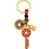 Breloc amuleta Wu lou, cheia succesului si monede chinezesti 2026