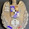INSIGNA ARGINT si EMAIL REGELE CAROL II,,OFITERI IN RETRAGERE SI REZERVA&quot;/ No.89