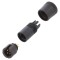 Conector circular tată 4-PIN aurit 3A