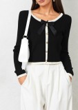 Bluza crop in culori contrastante Z-116 M9