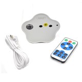 Lampa Proiector LED RGB Telecomanda RG90, Lumini Laser, Galaxie, Petreceri, Sali Dans, 5W, USB, 9.5x6.6cm