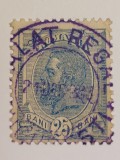 Romania 1900 - Carol l,Spic de grau,Lp.54l,stampila PALAT REGAL