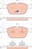 TRW GDB1821 COTEC set placute frana,frana disc