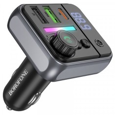 Modulator FM Bluetooth Borofone BC50 Ascenso, 2 x USB-A - 1 x USB-C