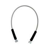 Furtun de &icirc;naltă presiune CO2 pentru montaj pe perete - 1m - 2 x piulițe hexagonale