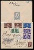 1935 Romania - Plic circulat cu seria completa Horea, Closca si Crisan + vigneta
