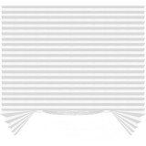 Draperie pentru Fereastra, cu Sistem de Prindere Autoadeziv Inclus, din PVC Textil, 60 x 150 cm Alb 150 cm 60 cm Alb 1 BUCATA 1