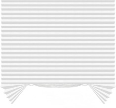 Draperie Fereastră 60&times;150 cm Alb &ndash; PVC Textil cu Prindere Autoadezivă Inclusă | Coral Best Deals 150 cm 60 cm Alb 1 BUCATA 1