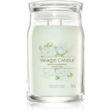 Yankee Candle White Gardenia lum&acirc;nare parfumată Signature 567 g