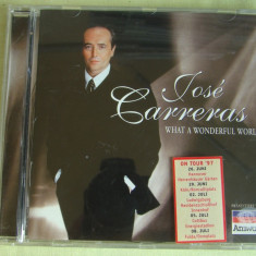 JOSE CARRERAS - What A Wonderful World - C D Original ca NOU