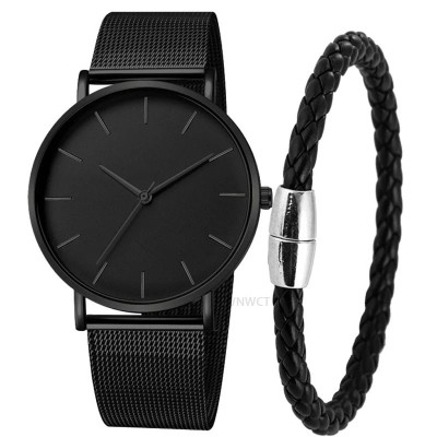Set cadou cu ceas barbatesc DWL69 si o bratara eleganta foto