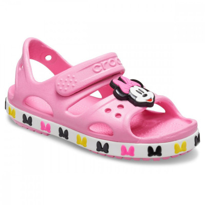 Sandale Crocs Fun Lab Crocband Disney Minnie Mouse Sandal Roz - Pink Lemonade foto