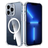 Techsuit - Shockproof Clear Silicone MagSafe - iPhone 13 Pro Max - Clear