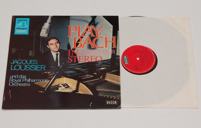 Jacques Loussier - Play Bach in Phase Four - disc vinil vinyl LP