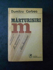 DUMITRU CORBEA - MARTURISIRI foto