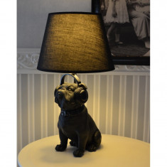 Lampa de masa cu un mops CW088 foto