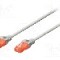 Cablu patch cord, Cat 5e, lungime 10m, U/UTP, DIGITUS - DK-1512-100