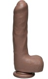 Dildo Realist Uncut FirmSkyn Caramel 23 cm, Doc Johnson
