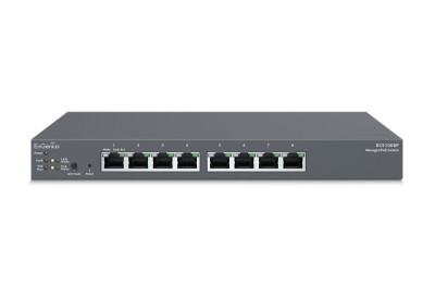 Switch EnGenius Managed 8-port 55W GbE foto