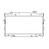 Radiator racire Toyota Land Cruiser 80, 04.1992-04.1996, Motorizare 4, 5 R6 158kw Benzina, cutie Manuala, dimensiune 708x425x48mm, Cu lipire fagure p