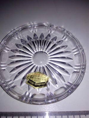 LOT 2 FARFURIOARE CRISTAL ELISABETH HUTTE , UNA CIOBITA foto