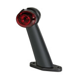 Lampa gabarit camion Ilumia cu brat 60? - cu 2 LED-uri 24V - Alb/Rosu - Dreapta LAM97911