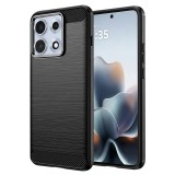 Husa Protectie Silicon Carbon Asteroid GSM pentru Motorola Edge 70 Max, Negru