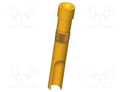 Conector INGUN KT-120 aurit, alamă, 20mm, lipit, dințată exterior foto