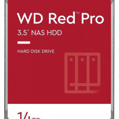 HDD Red Pro NAS Western Digital WD142KFGX, 14TB, SATA-III 6Gb/s, 7200 RPM, 512MB, 3.5inch