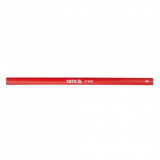 Creion tamplarie HB, Yato YT-6926, rosu, 245 mm